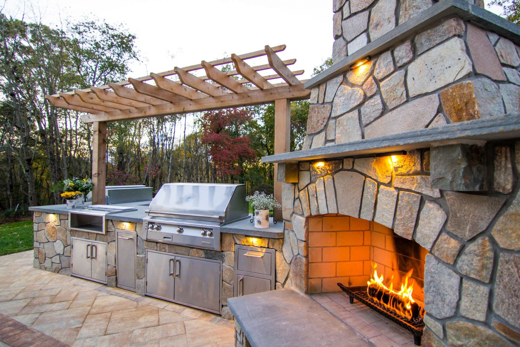 Outdoor Kitchens & Fire Features